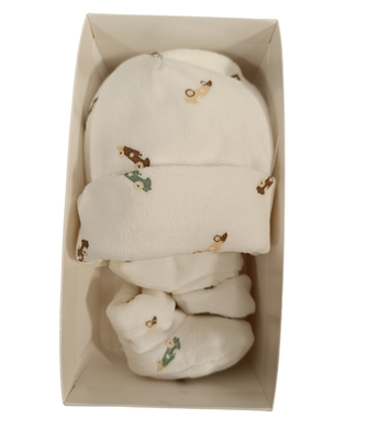 CAPPELLINO+SCARPETTE UX NEONATI 7446 Tellini S.r.l. Ingrosso Abbigliamento